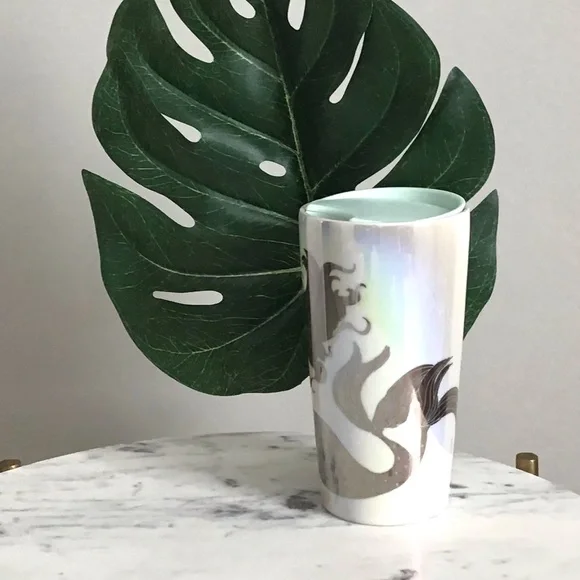 STARBUCKS Iridescent Mermaid Tumbler Rare New With Tag RARE - Picture 5 of 11